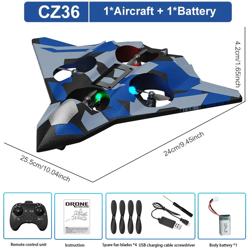 EPP Foam RC Stunt Glider Airplane with Remote Control