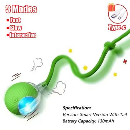 Interactive Dog Ball Toy – Automatic Obstacle Avoidance Pet Ball
