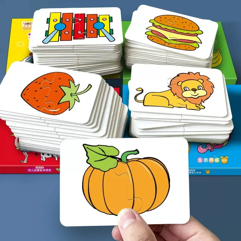 Animal Matching Puzzle for Kids – Educational Picture Card Game