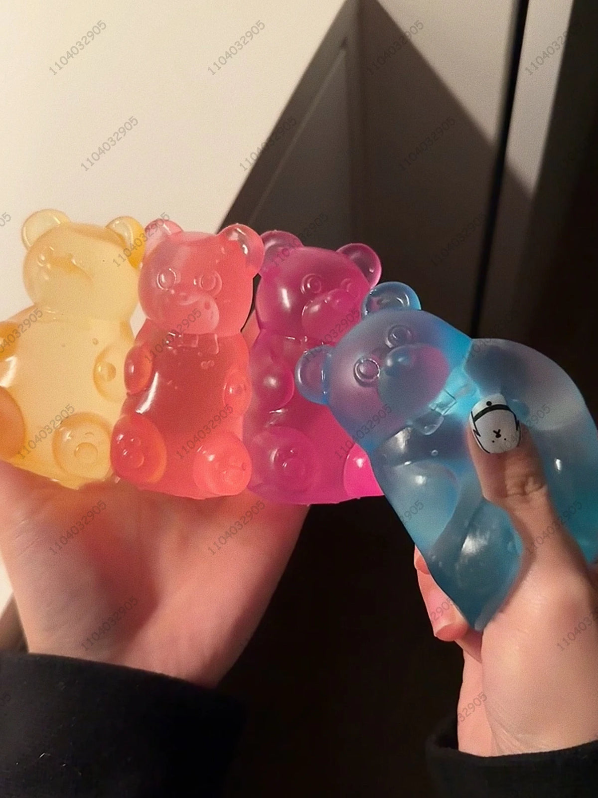 Gummy Bear Fidget Toy – Colorful Squeeze Stress Relief Toy