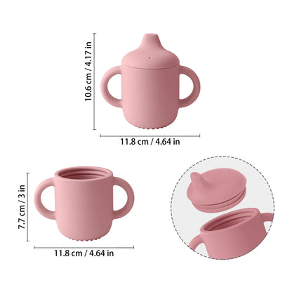Baby Silicone Cup – 180ml Infant Training Drinking Cup