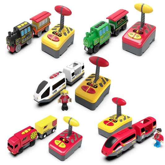 Magnetic Slot Car for Wooden Train Tracks Diecast Railway Toy