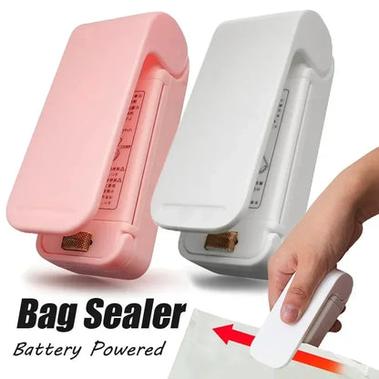 Mini Bag Sealer, Portable Heat Sealer for Food & Plastic Bags