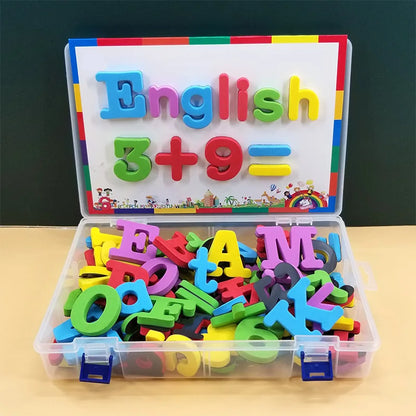Magnetic Alphabet Letters and Numbers Fridge Magnets for Kids