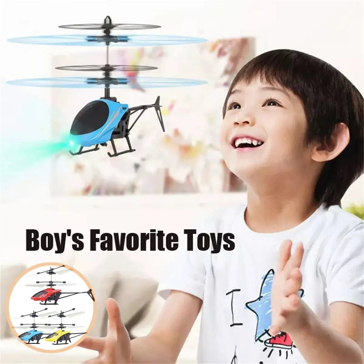 Remote Control Helicopter Rechargeable Mini RC Flying Toy
