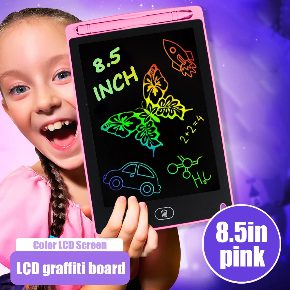 LCD Writing Tablet for Kids – Colorful Drawing Board, 4.5–16 Inch