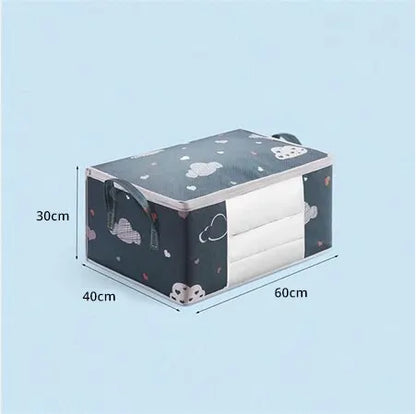Large Clothes Storage Bag Organizer for Blankets & Bedding
