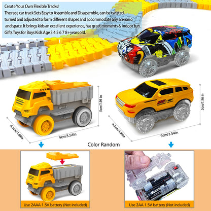 Children’s Flexible Track Toy Car Set for Creative Play