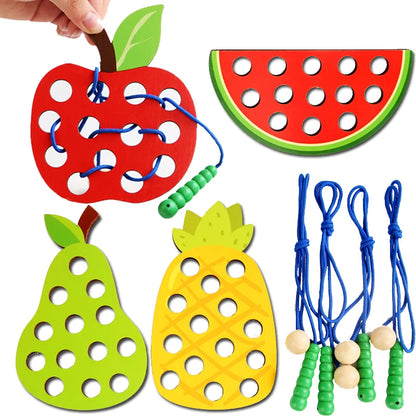 Wooden Lacing Toy