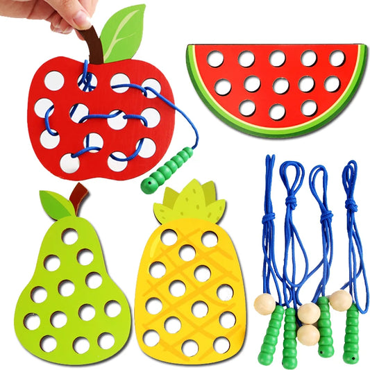 Wooden Lacing Toy