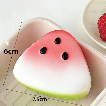Watermelon Squishy Fidget Toy – Slow Rising Squeeze Stress Toy
