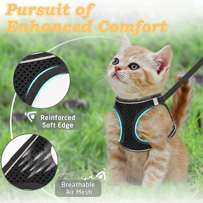 Cat Harness – Adjustable Reflective Harness for Walking
