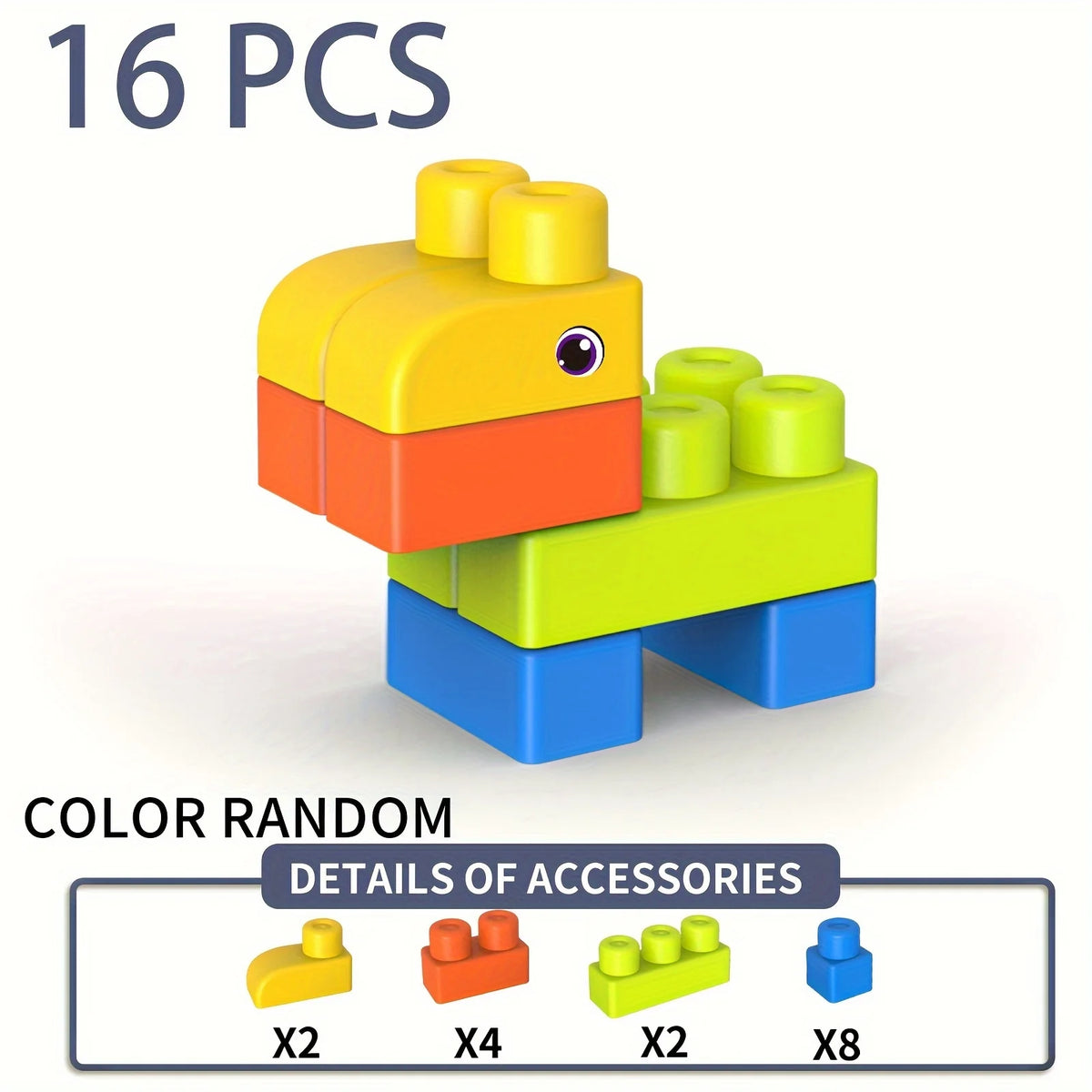Soft Building Blocks – Large Educational Construction Toy for Kids