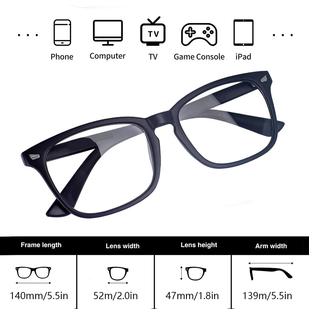 Blue Light Blocking Glasses – 3PCS Computer & Gaming Glasses