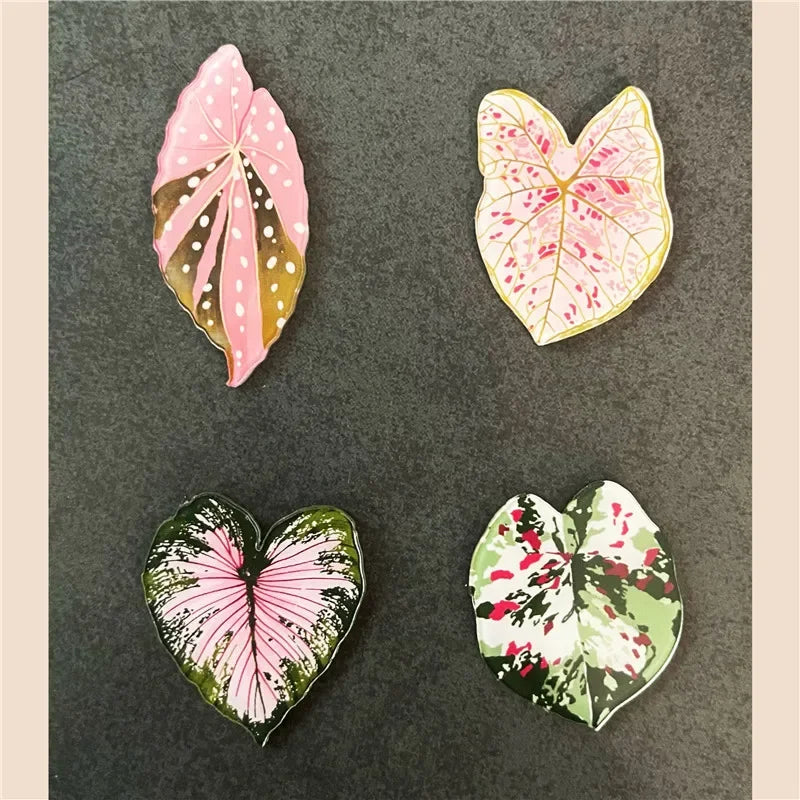 6-Piece Plant Refrigerator Magnets for Fridges and Whiteboards