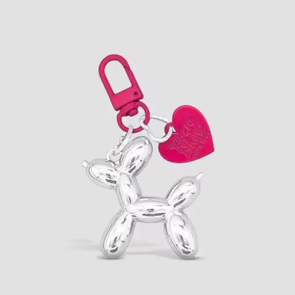 Dog Keychain, Cute Cartoon Jelly Dog Pendant & Animal Keyring