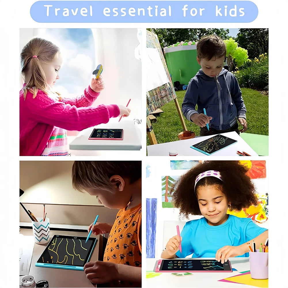 LCD Writing Tablet for Kids – Reusable Drawing & Doodle Board
