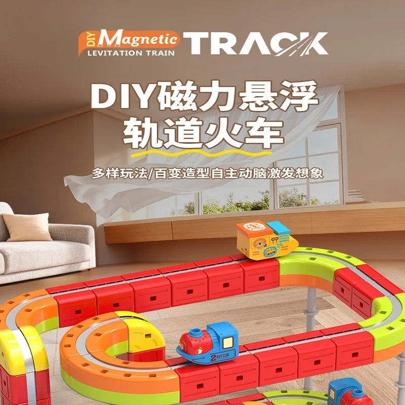 Magnetic Track Train Toy – Anti-Gravity Railway Model