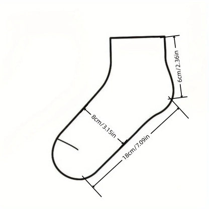 Women's Ankle Socks, Heart Print Low Cut Socks