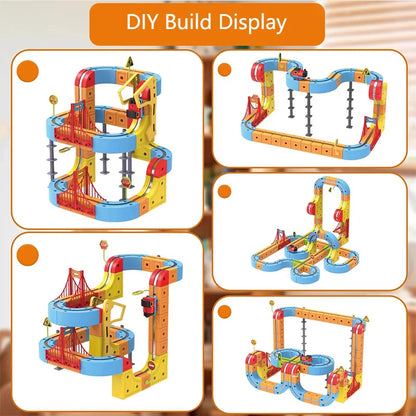 Magnetic Electric Train Set with DIY Track Building