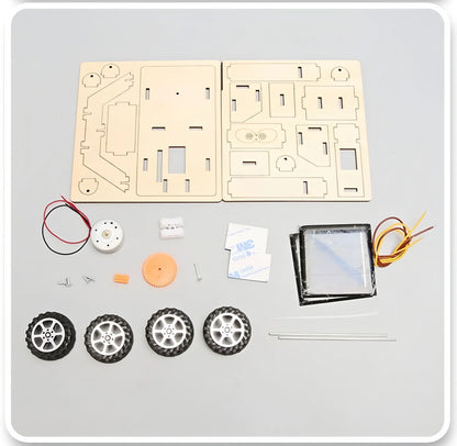 Solar Car Model Kit – DIY Wooden Science & Education Project