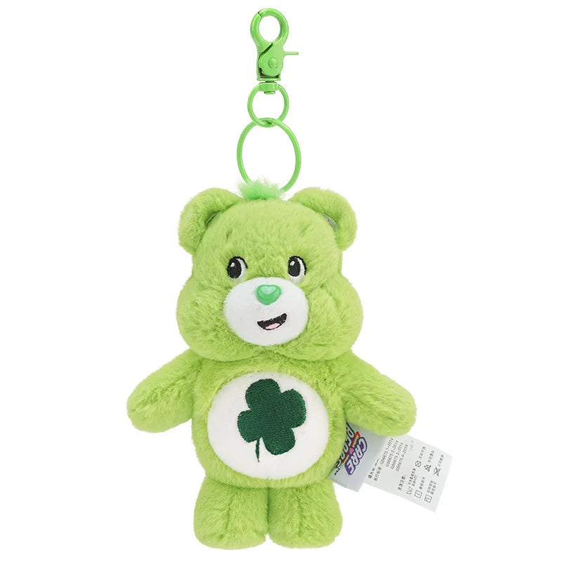 Rainbow Bear Plush Keychain – Kawaii Bag Charm