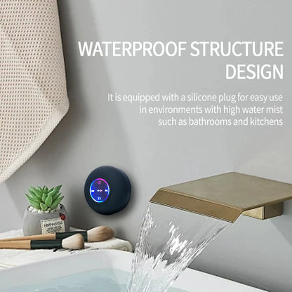 Portable Bluetooth Speaker – Wireless LED Light IPX4 Waterproof Speaker