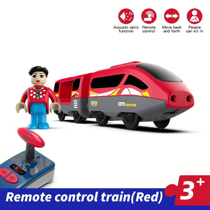 Magnetic Slot Car for Wooden Train Tracks Diecast Railway Toy