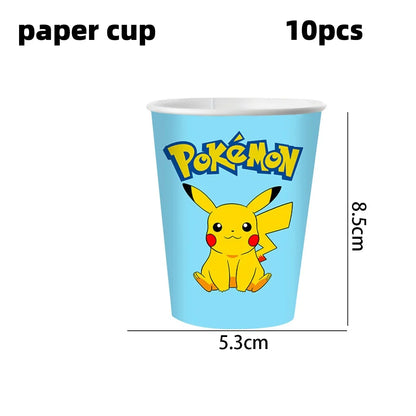 Cartoon Birthday Party Supplies – Tableware & Decorations Set