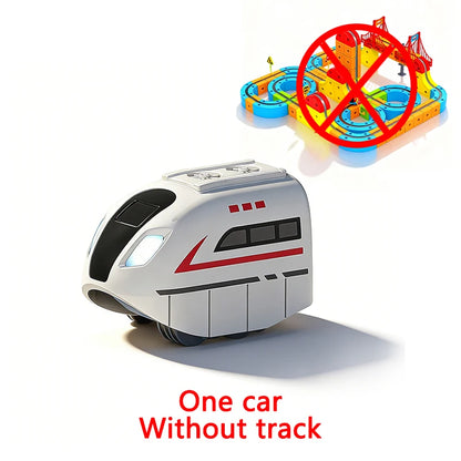 Magnetic Electric Train Set with DIY Track Building