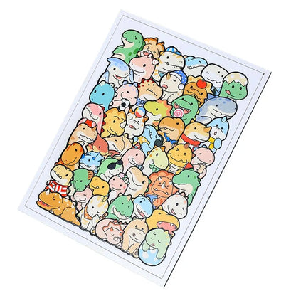 Wooden Animal Puzzle – 50 Piece Irregular Educational Jigsaw