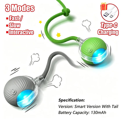 Interactive Dog Ball Toy – Automatic Obstacle Avoidance Pet Ball