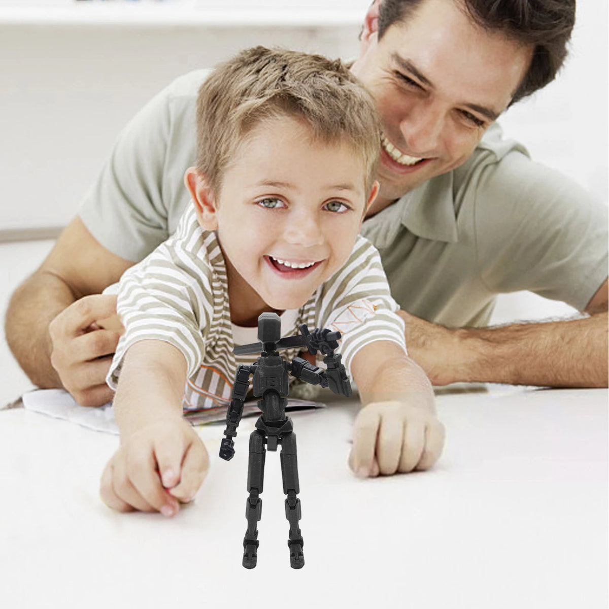 13-Joint Articulated Action Figure – DIY Poseable Figure