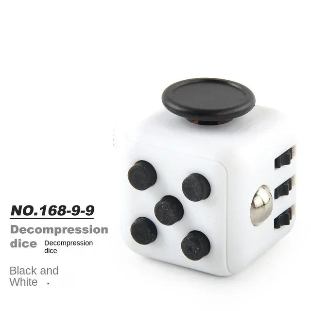 Fidget Dice – Solid Color Decompression Fingertip Anti-Stress Toy