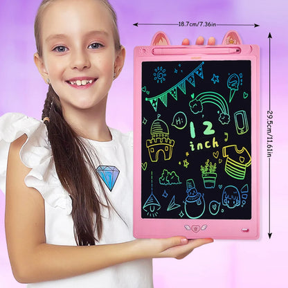 LCD Writing Tablet for Kids – Reusable Drawing & Doodle Board
