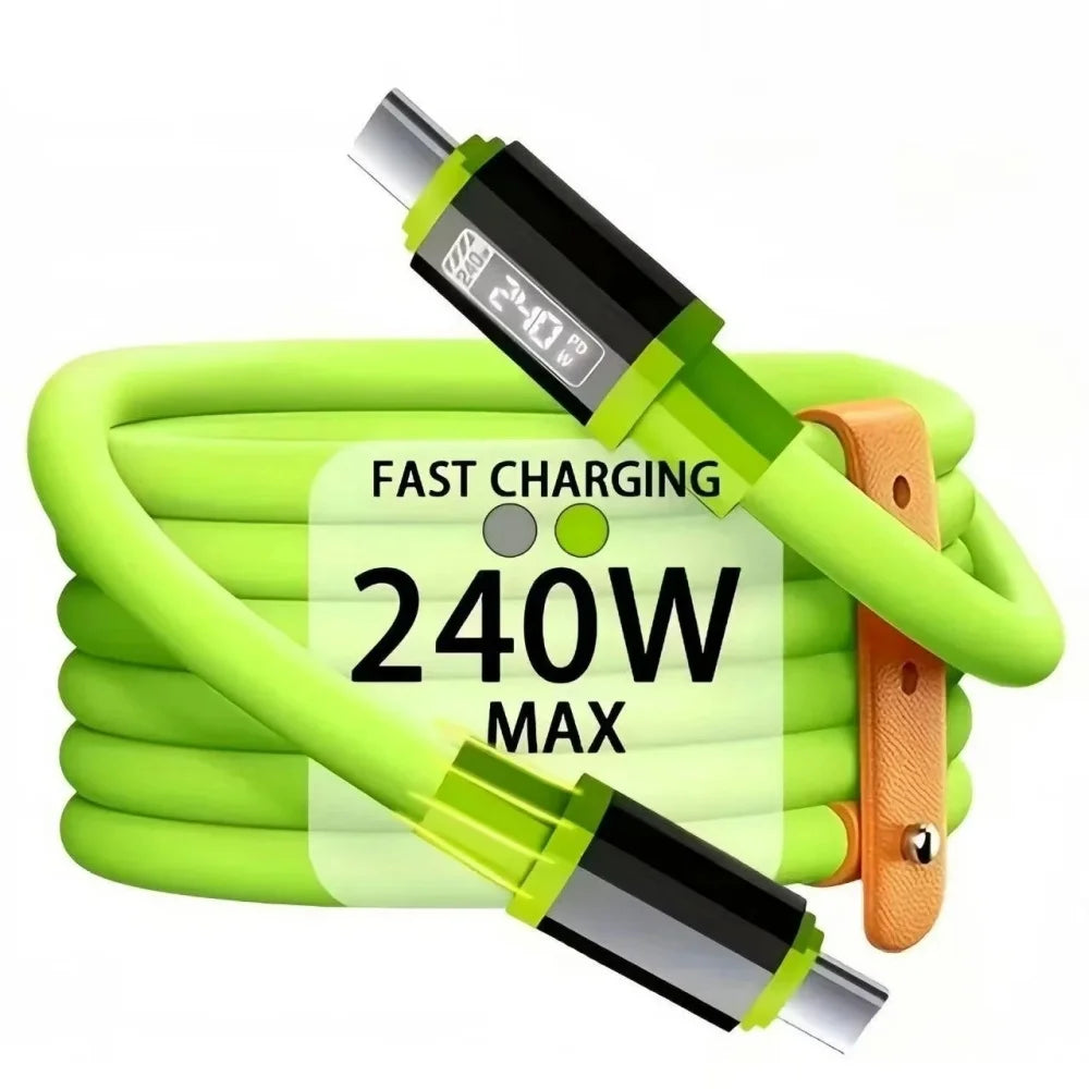 240W USB Type C Fast Charge Cable USB To USB-C Data Cable Type C Super Fast Charging Date Wire For iPhone Samsung Huawei Xiaomi