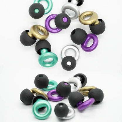 Quiet Ear Plugs for Noise Reduction – Super Soft, Reusable Hearing Protection for Sleep,Swim, Work 8 Ear Tips in XS/S/M/L