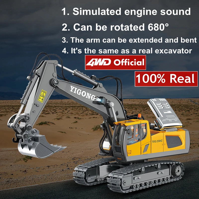 RC Excavator Truck
