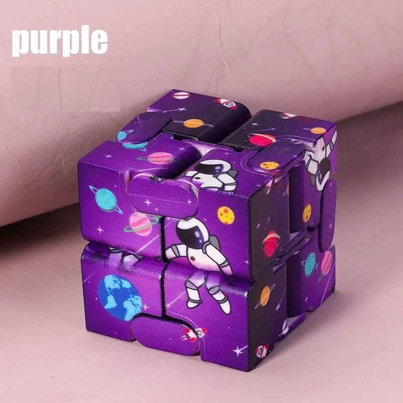 Infinity Cube Fidget Toy – Flip Puzzle Fingertip Game