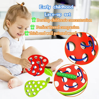 Wooden Lacing Toy