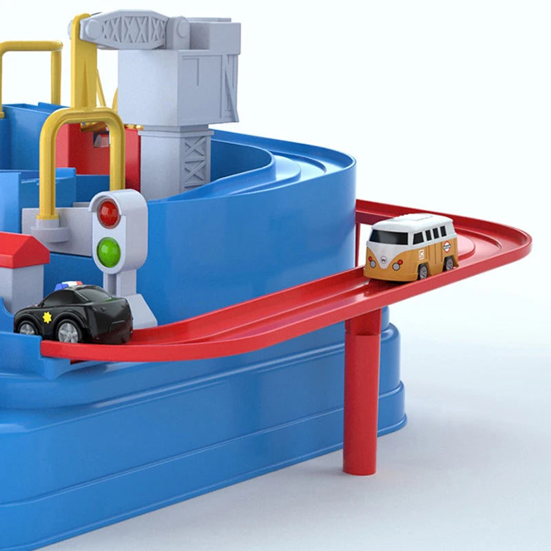 Racing Track Car Toy Set – Educational Rail Adventure Game