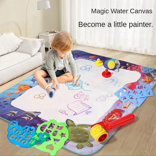 Magic Water Drawing Mat Reusable Coloring Board for Kids