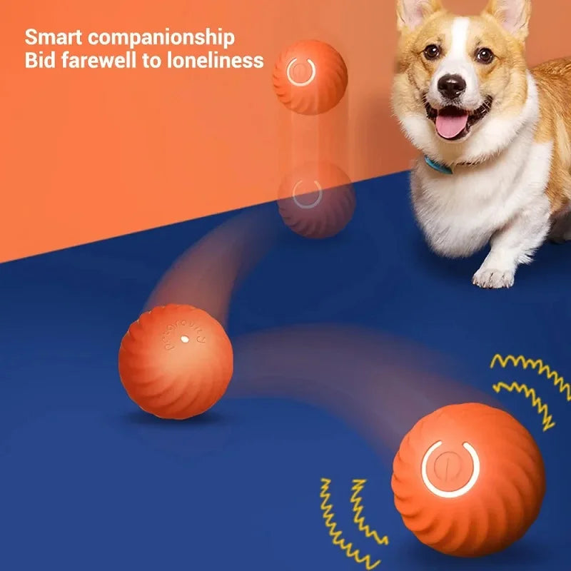 Automatic Dog Ball Toy – Moving & Bouncing Interactive Ball