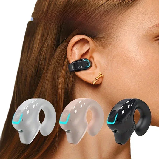 Open Ear Wireless Earbuds – Clip On Sports Headphones