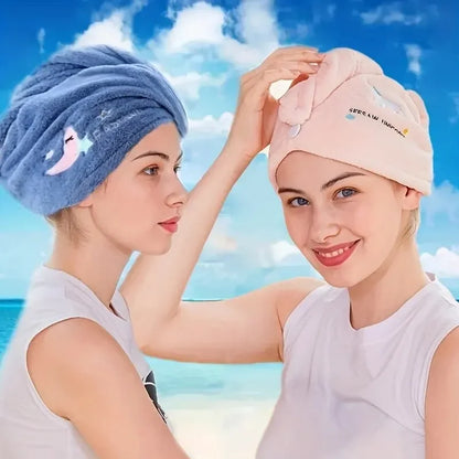 Microfiber Hair Towel Wrap for Quick Drying and Absorbent Care