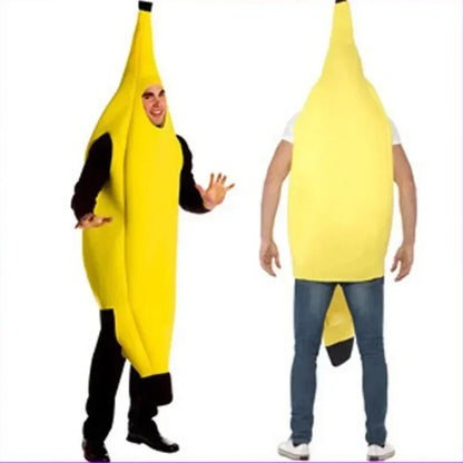 Child/Adult Banana Cosplay Halloween Christmas  Costumes Performance Costume Fruit Banana Costume Performance  Costume