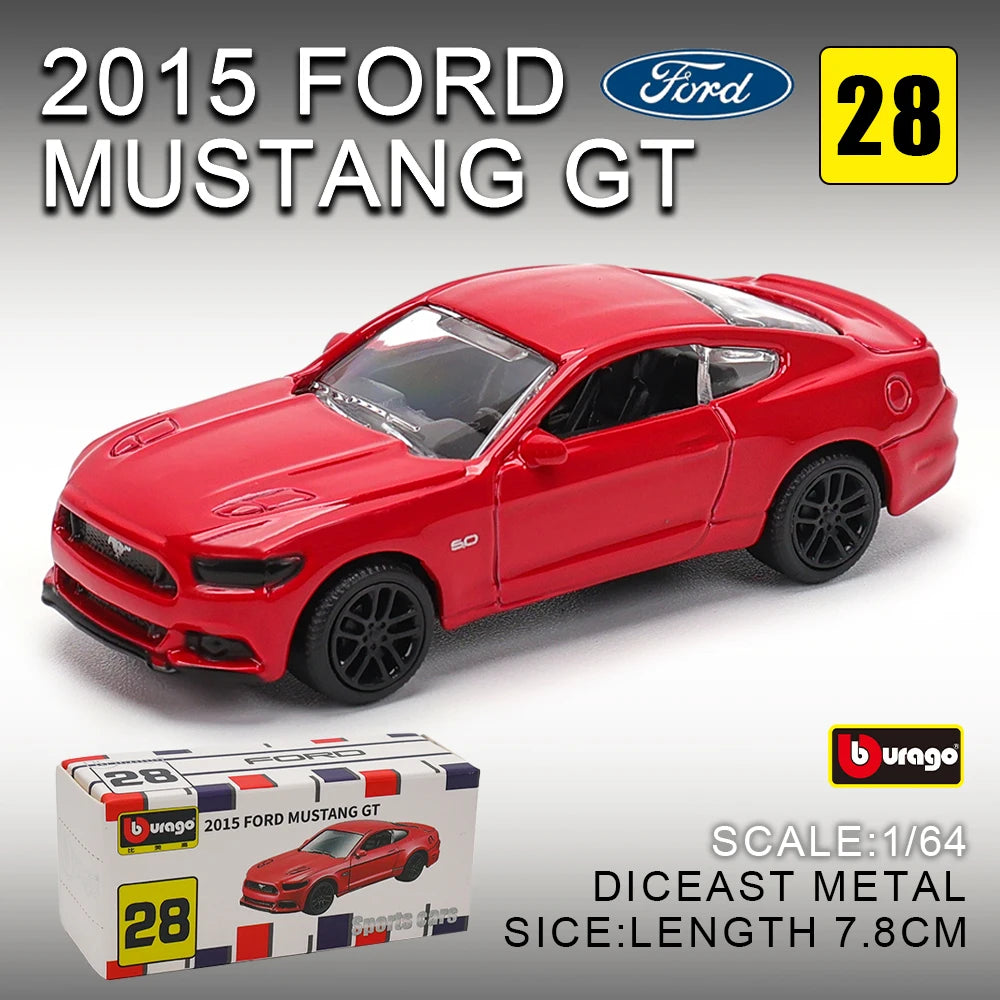 1:64 Diecast Car Model – Metal Scale Collectible for Display