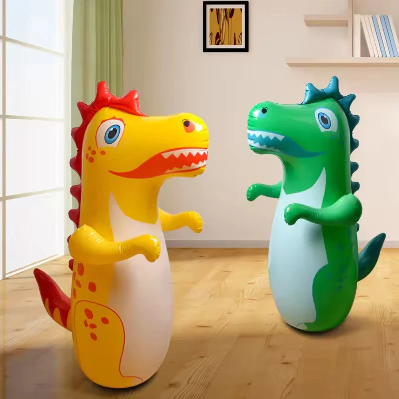 Inflatable Punching Bag for Kids with Weighted Tumbler Base