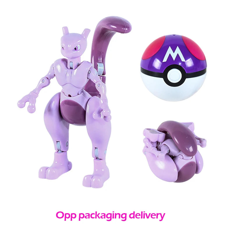 Transforming Anime Toy Ball – PVC Deformable Figure for Play & Display