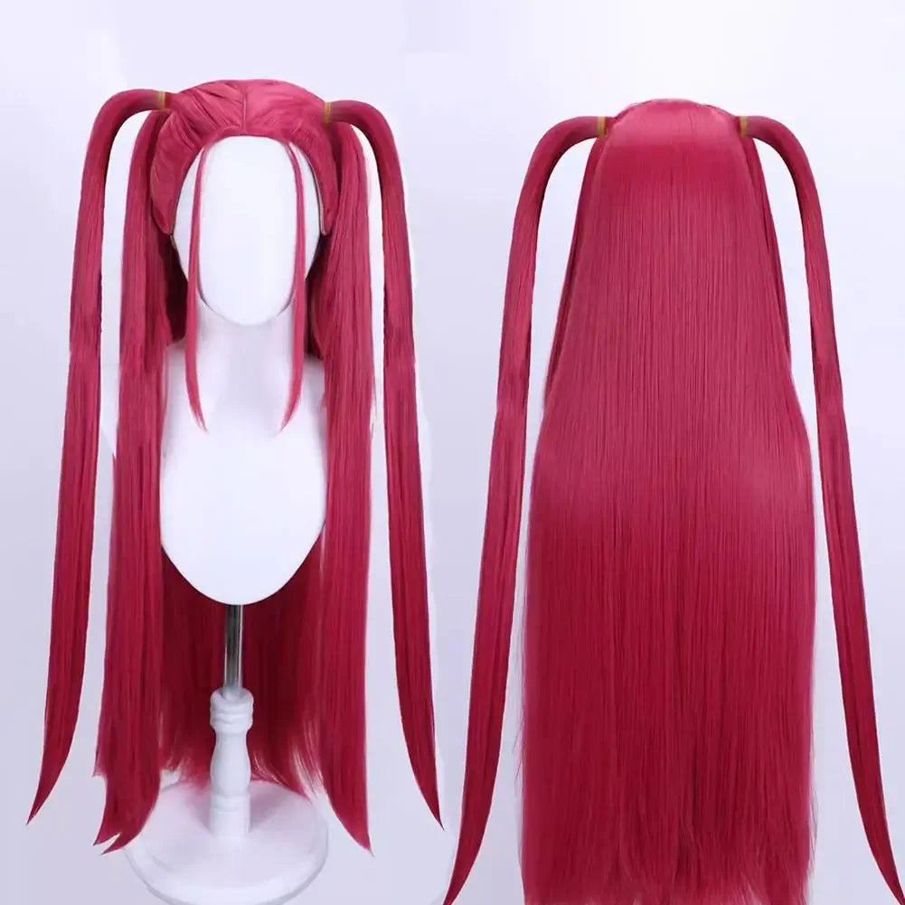 Purple Braided Children's Wig – Long Ponytail Costume Wig